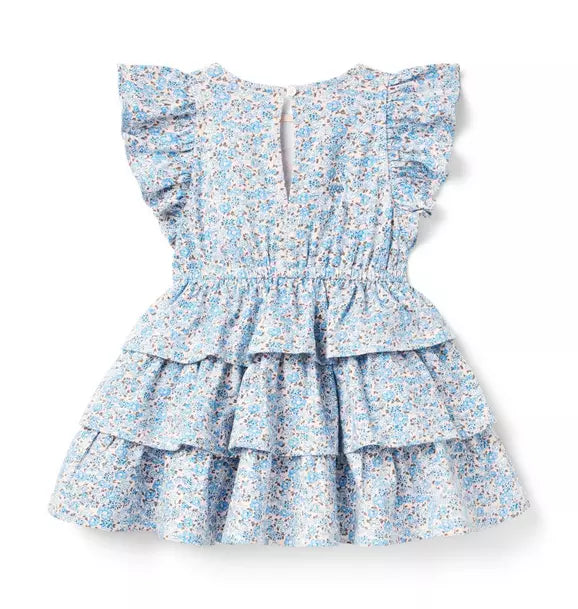 JANIE & JACK NIÑA VESTIDO MULTI FLORAL