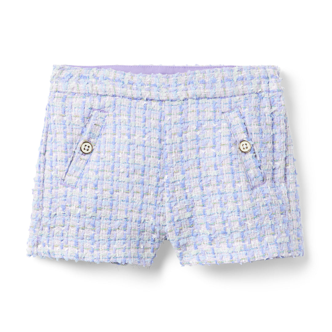 Janie &amp; Jack Short Boucle Purple para Niña
