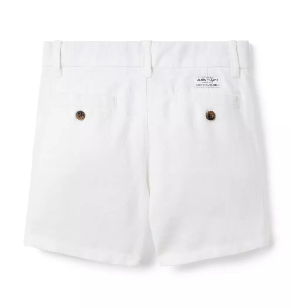 JANIE & JACK NIÑA SHORT WHITE