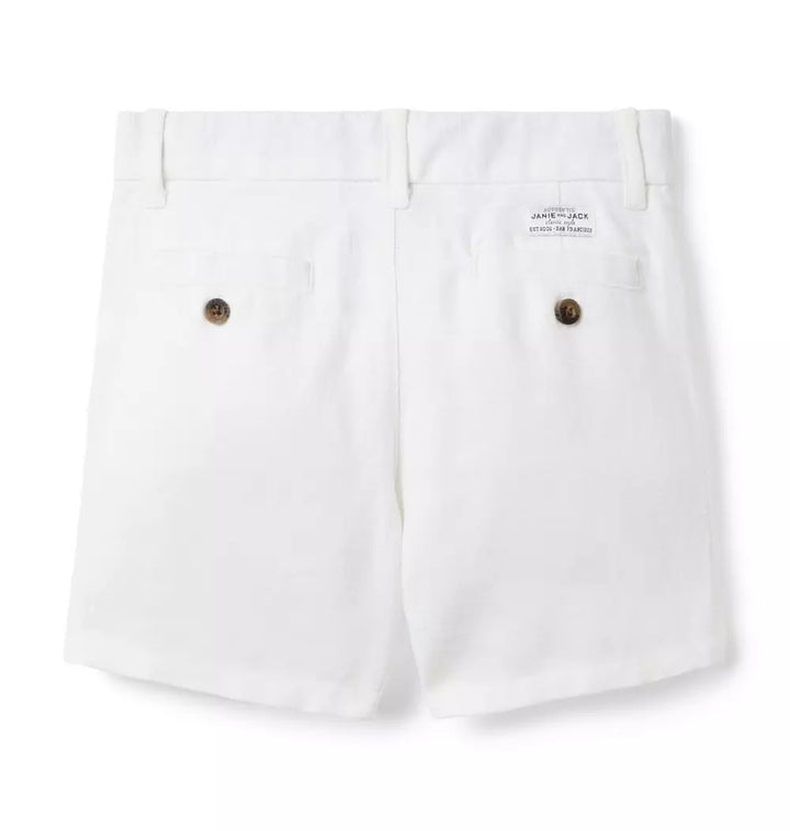 JANIE & JACK NIÑA SHORT WHITE