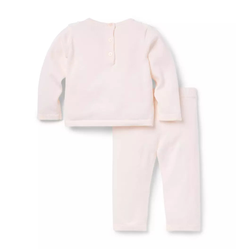 JANIE & JACK BEBE NIÑA CONJ DE PANTALON PINK