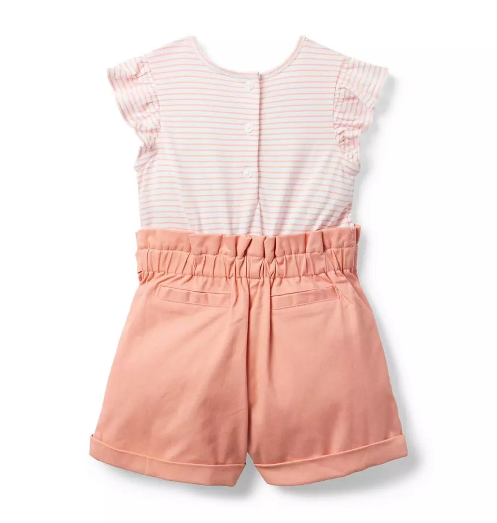 JANIE & JACK NIÑA ROMPER PINK