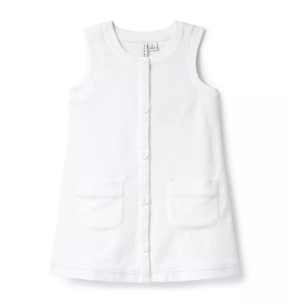 JANIE & JACK NIÑA VESTIDO WHITE