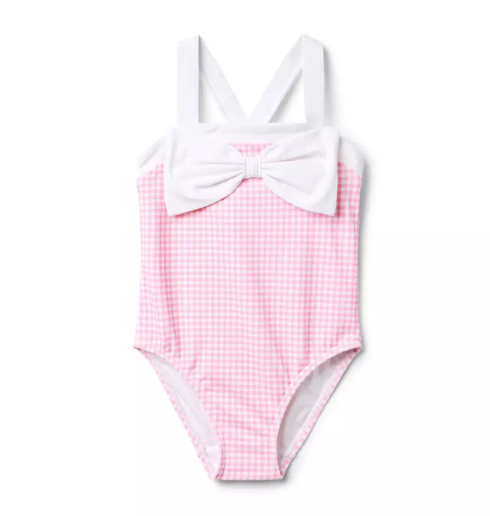 JANIE & JACK NIÑA VESTIDO DE BAÑO PINK