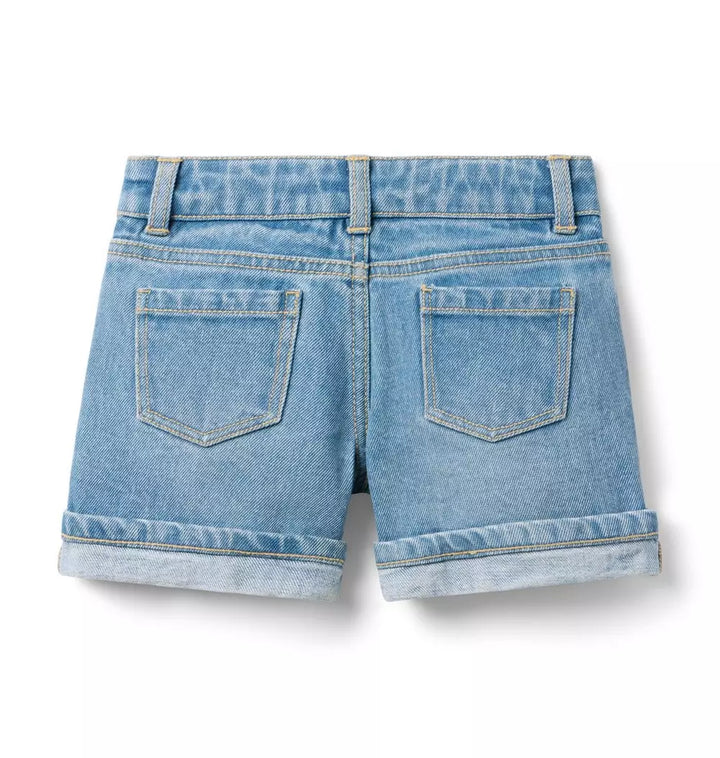JANIE & JACK NIÑA SHORT DENIM BLUE