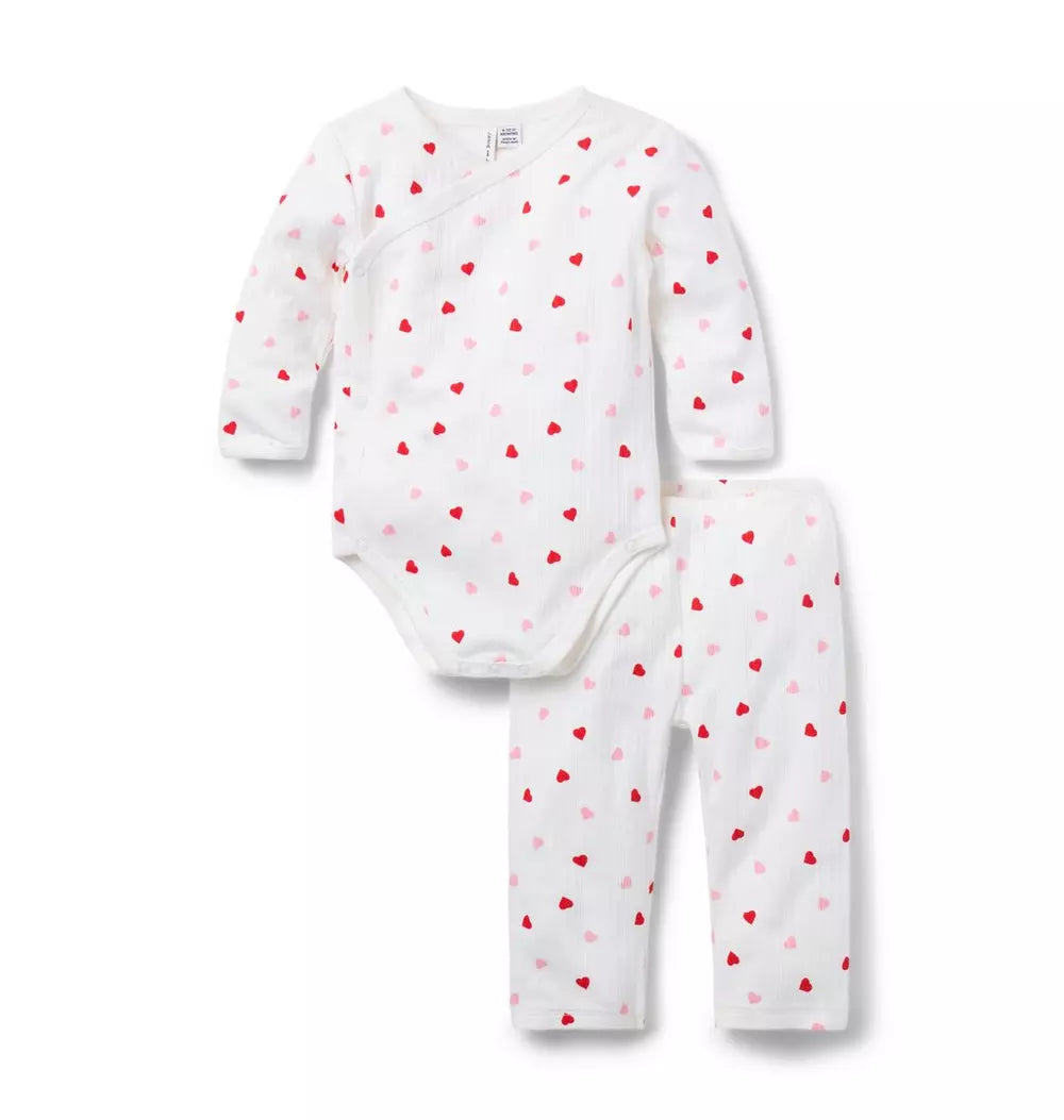JANIE & JACK BEBE NIÑA PANTALON MULTI HEARTS