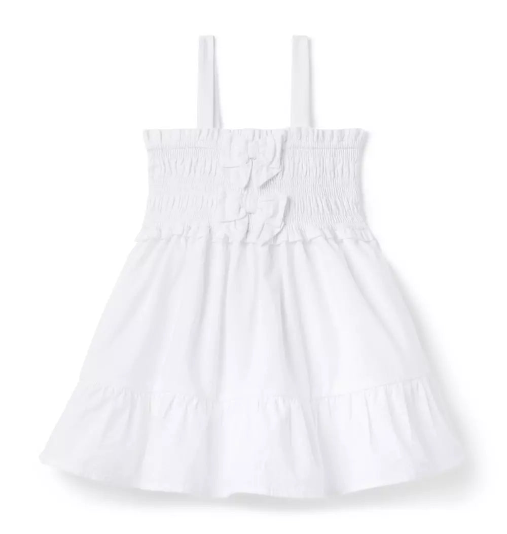 JANIE & JACK NIÑA VESTIDO WHITE