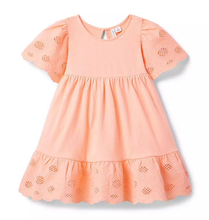 JANIE & JACK NIÑA VESTIDO ORANGE