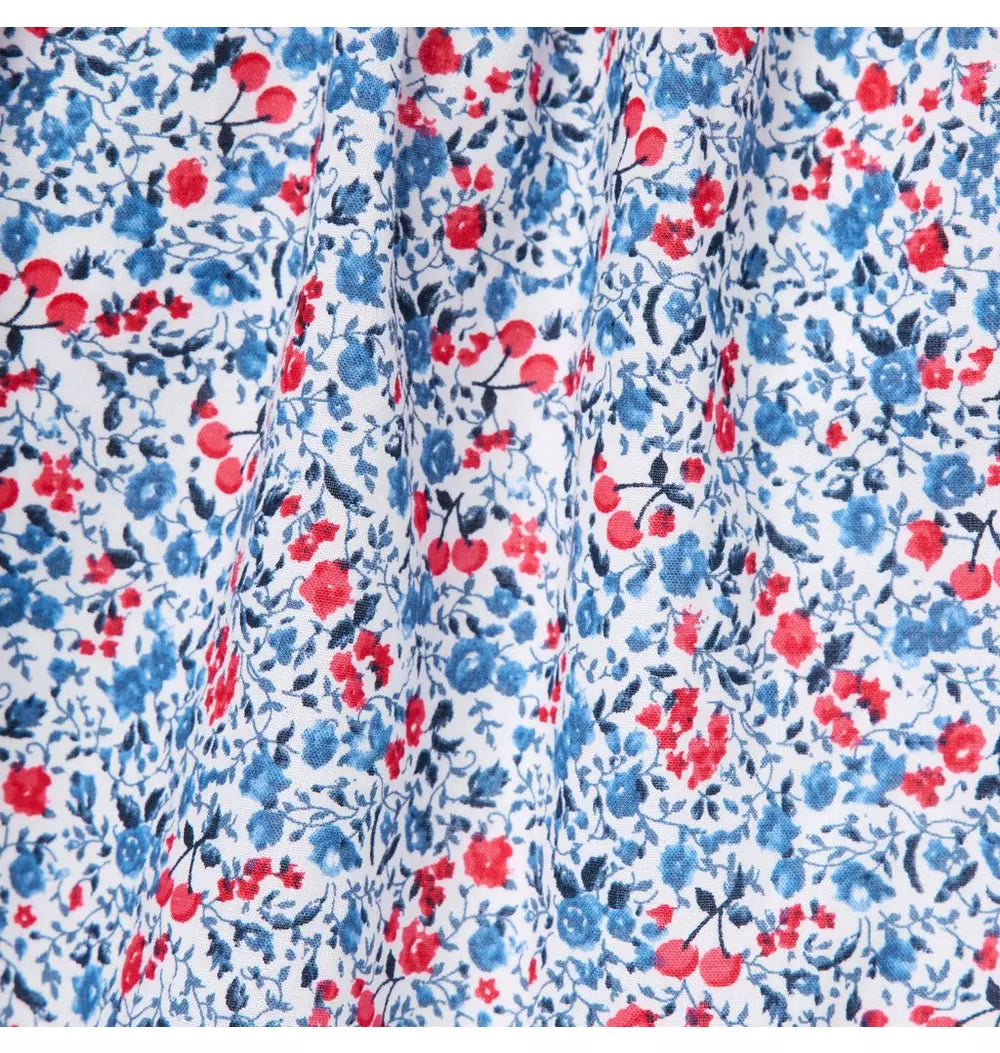 JANIE & JACK BEBE NIÑA VESTIDO CHERRY FLORAL