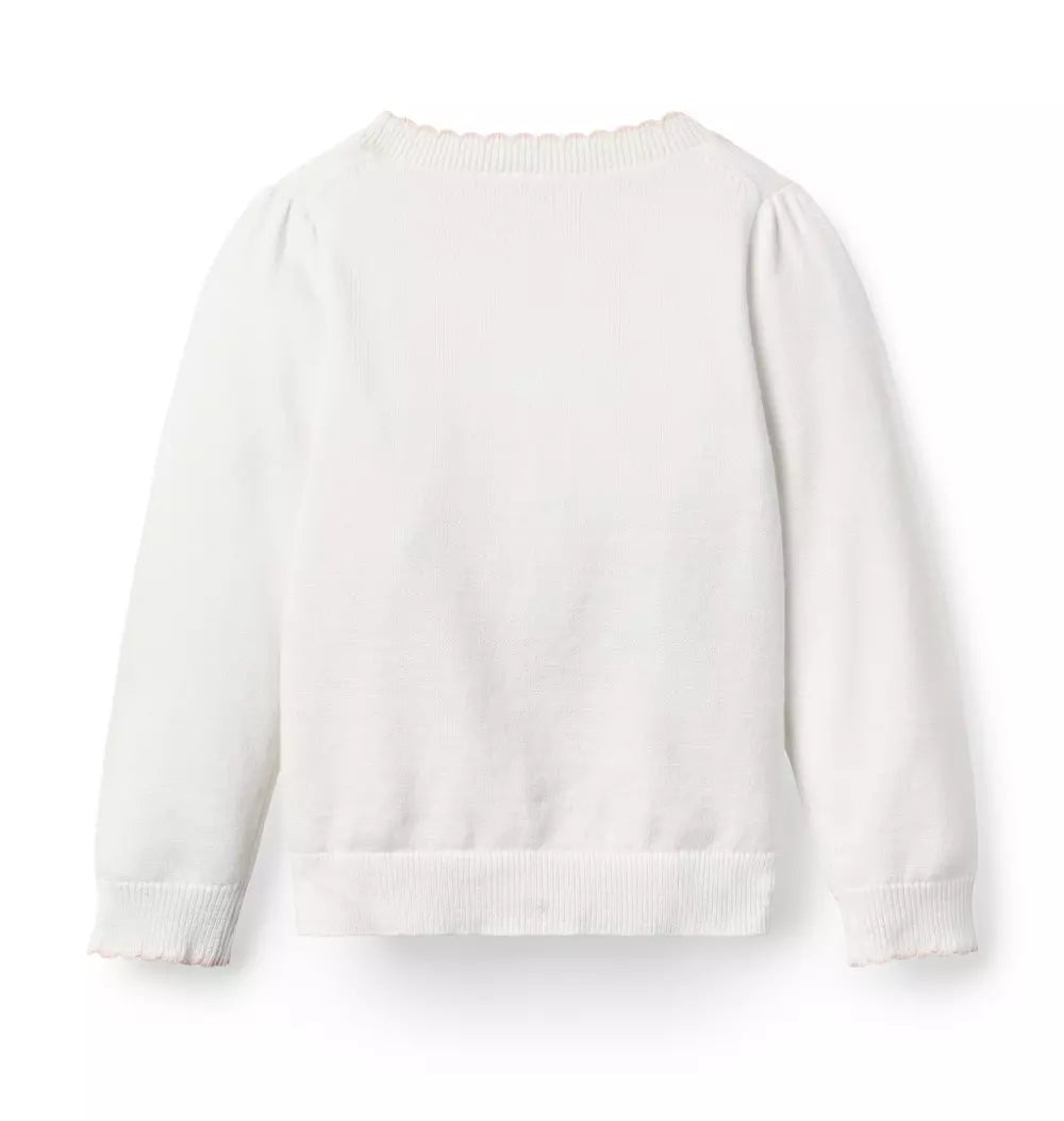 JANIE & JACK NIÑA TSHIRT WHITE