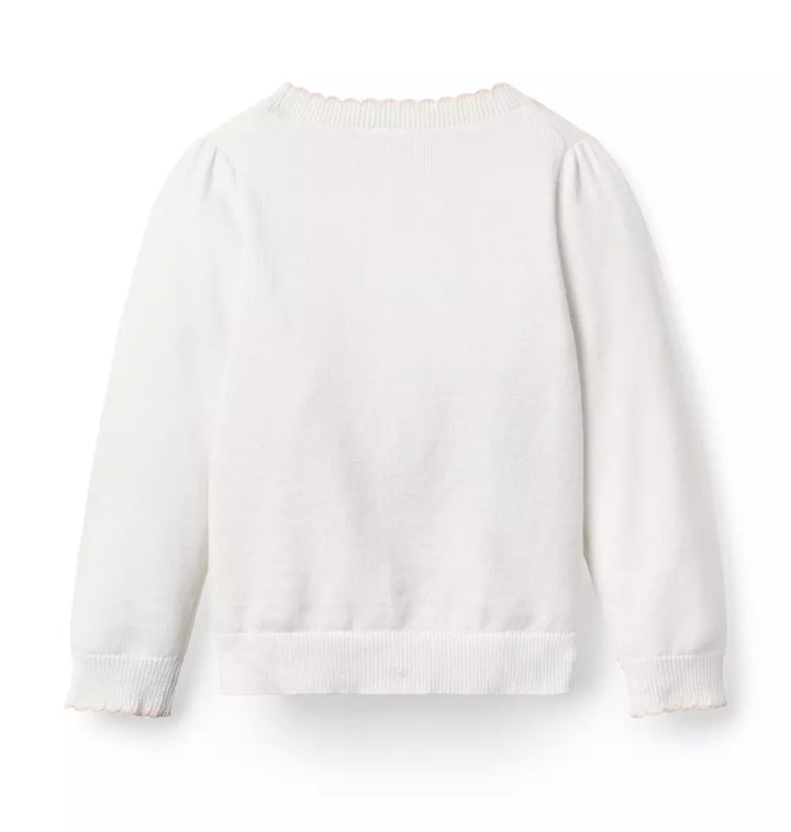 JANIE & JACK NIÑA TSHIRT WHITE