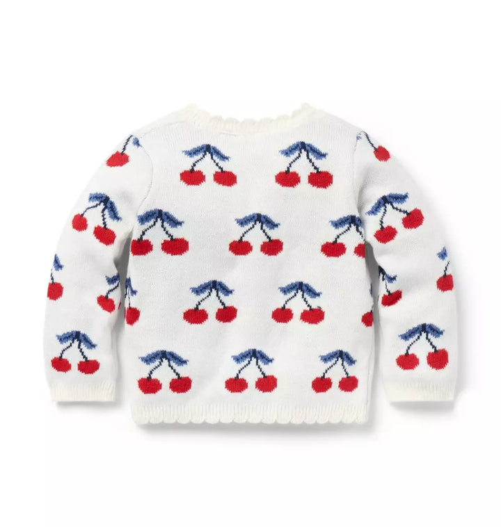 JANIE & JACK BEBE NIÑO TSHIRT CHERRY FLORAL