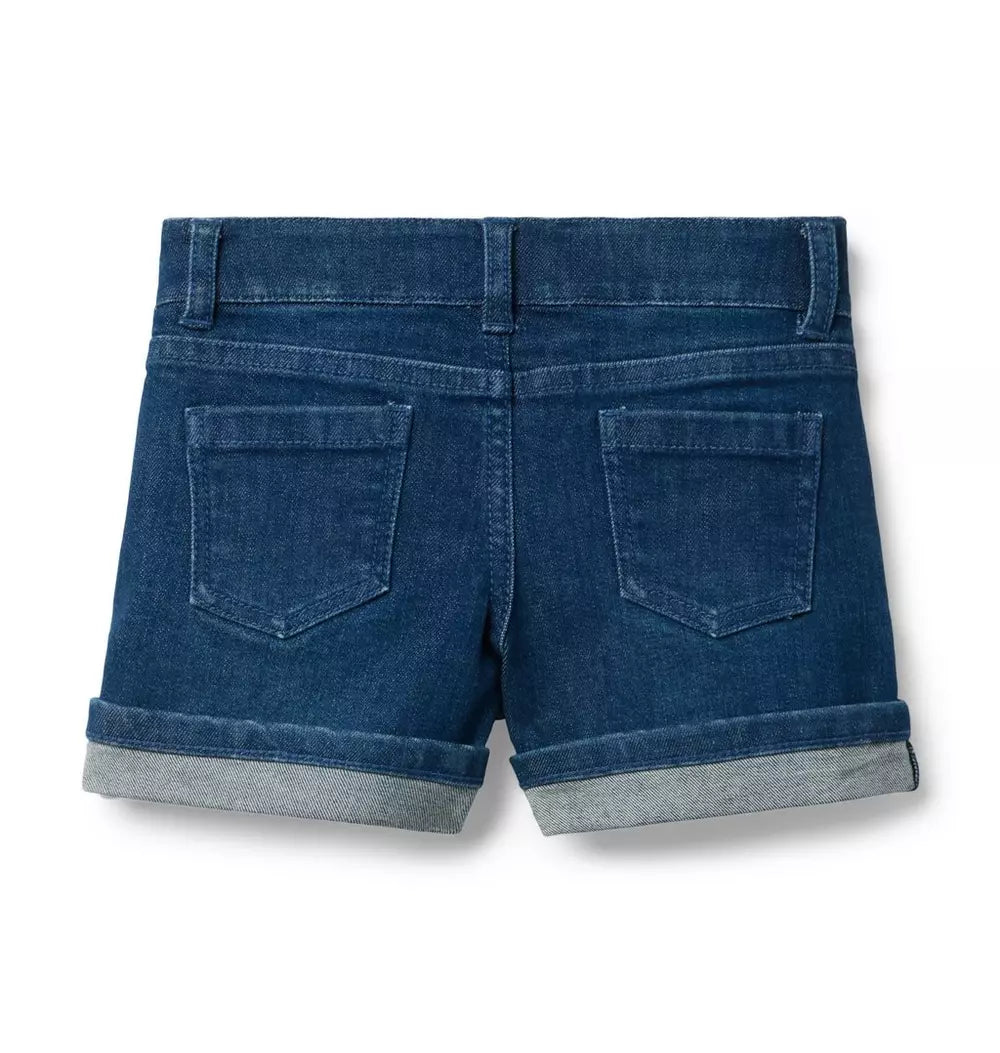 JANIE & JACK NIÑA SHORT MEDIUM CUFFED DENIM