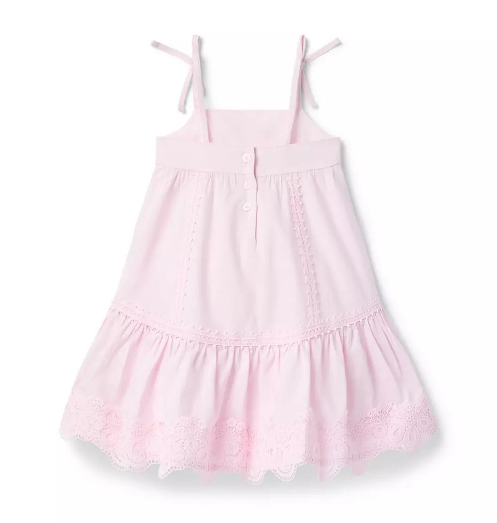 JANIE & JACK NIÑA VESTIDO LACE PINK