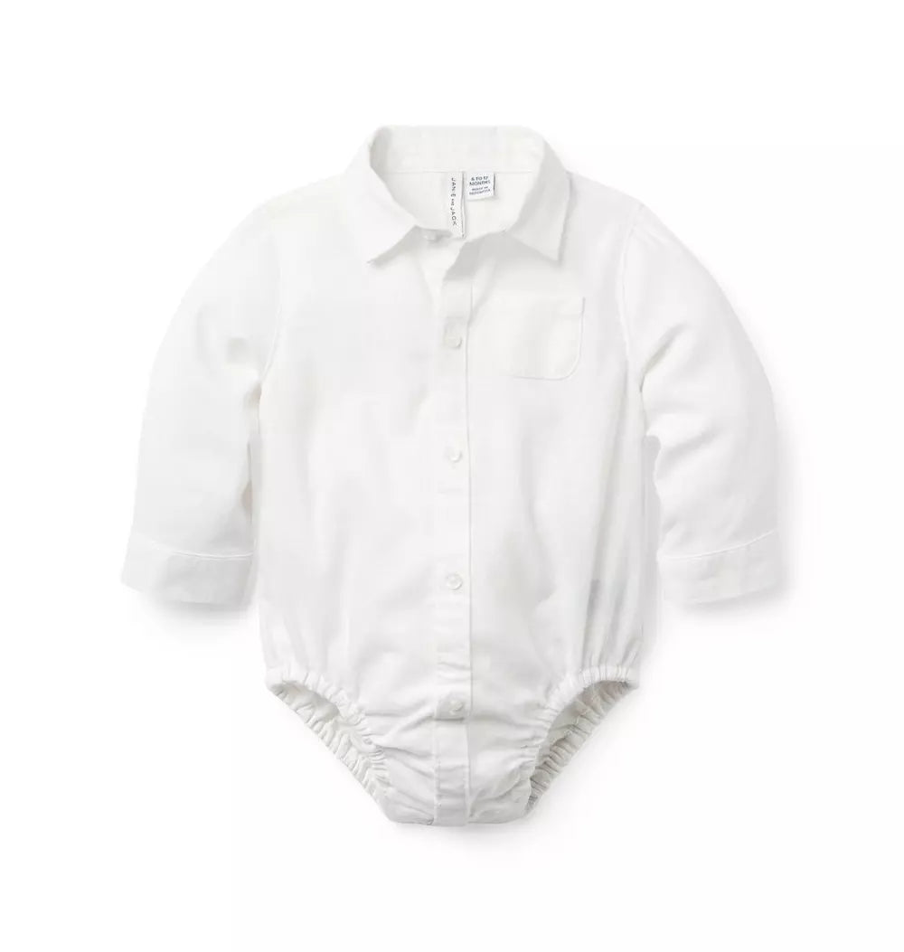JANIE & JACK BEBE NIÑO BODY COLLARED