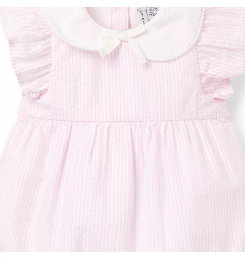 JANIE & JACK BEBE NIÑA ROMPER PINK