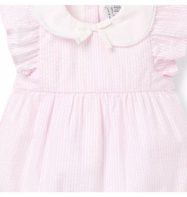 JANIE & JACK BEBE NIÑA ROMPER PINK