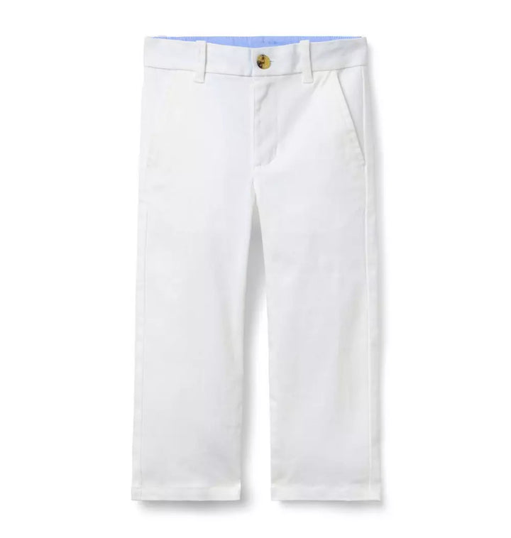 JANIE & JACK NIÑO PANTALON WHITE
