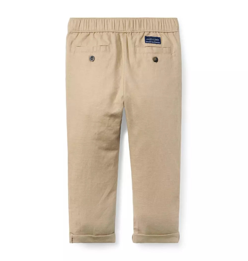 JANIE & JACK NIÑO PANTALON KHAKI