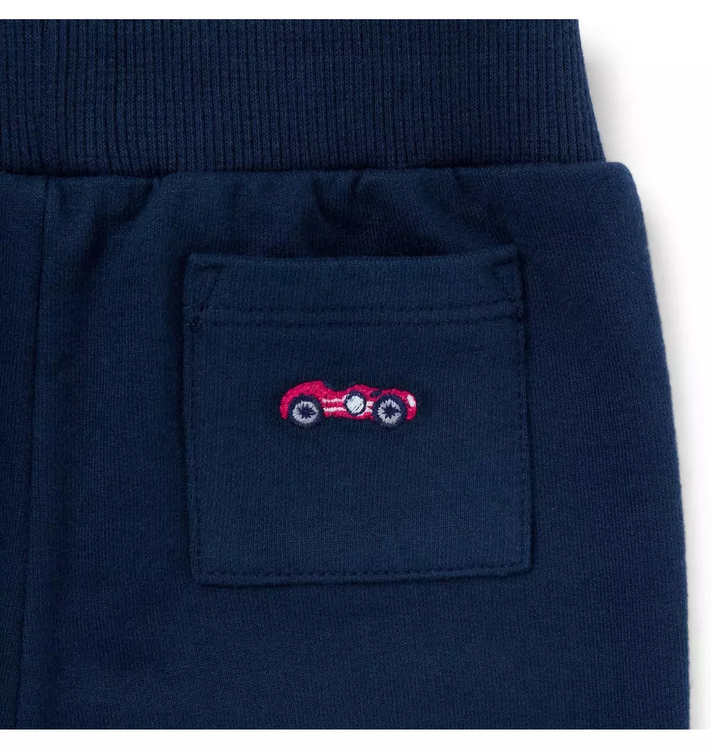 JANIE & JACK BEBE NIÑO JOGGER TERRY BLUE