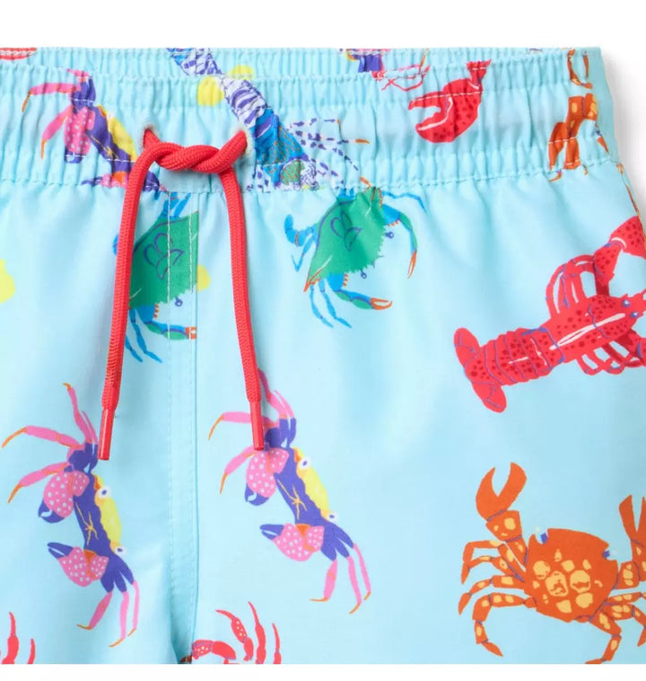 JANIE & JACK NIÑO VESTIDO DE BAÑO SHELLFISH SKY BLUE