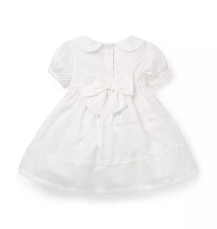 JANIE & JACK BEBE NIÑA VESTIDO WHITE