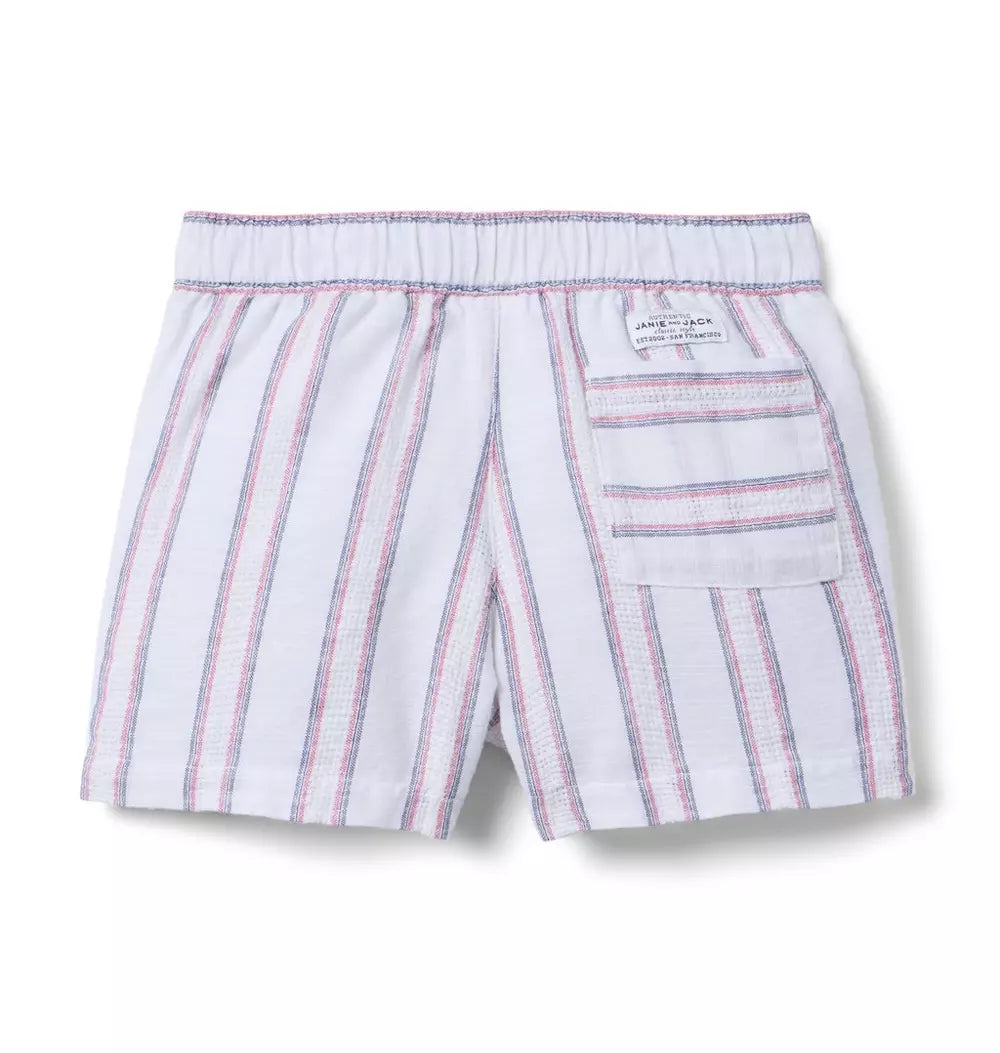 JANIE & JACK NIÑO SHORT STRIPE MULTICOLOR
