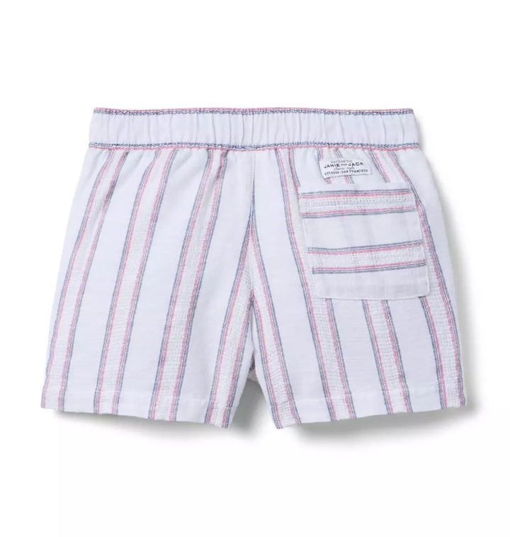JANIE & JACK NIÑO SHORT STRIPE MULTICOLOR