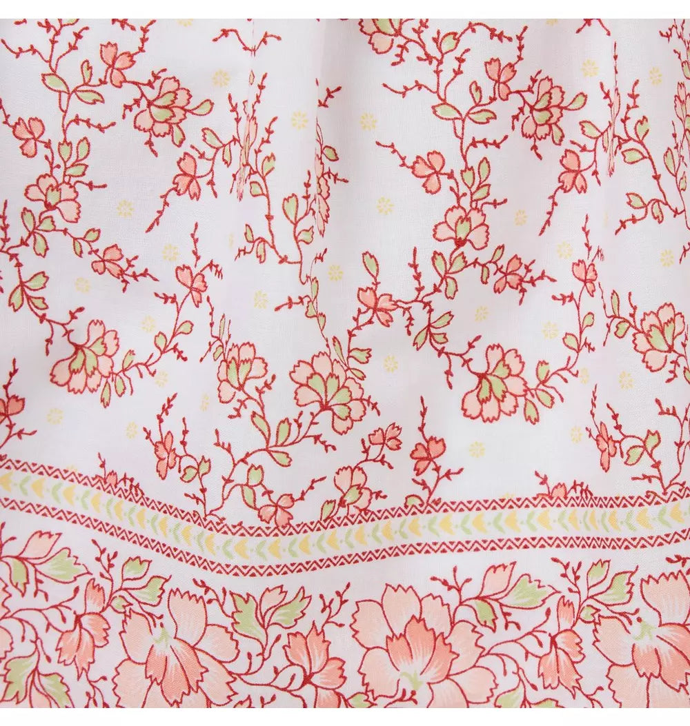 JANIE &amp; JACK BEBE NIÑA VESTIDO PINK FLORAL BORDER