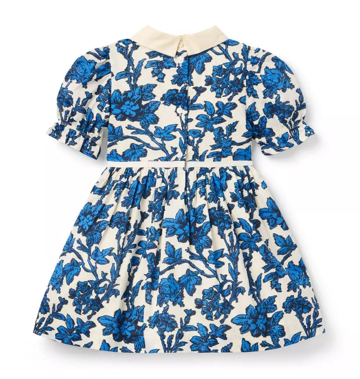 JANIE & JACK NIÑA VESTIDO FLORAL BLUE