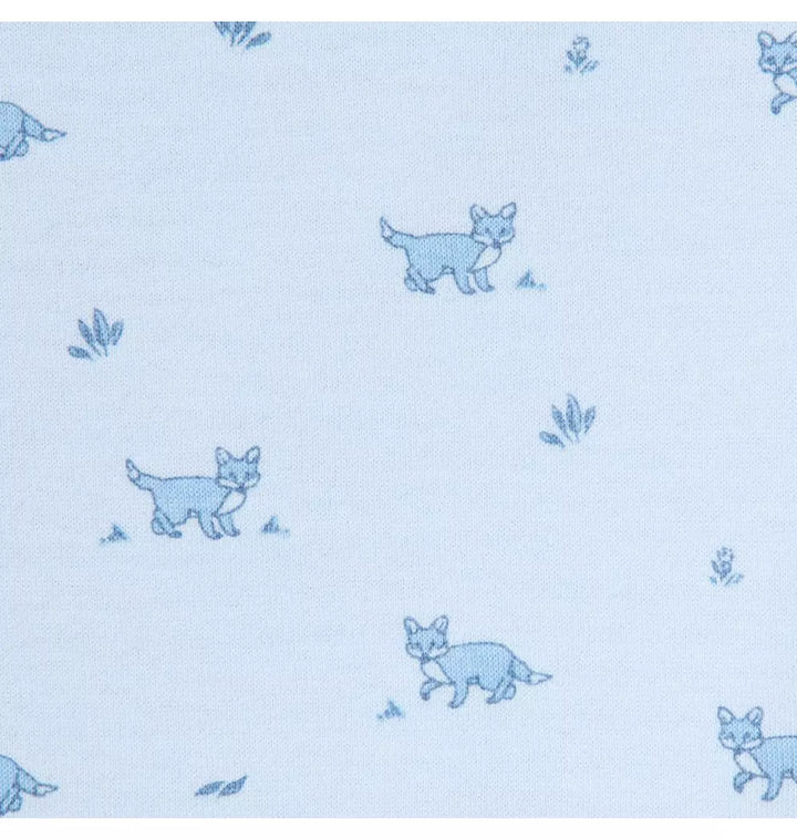 JANIE & JACK BEBE NIÑO CONJ. DE PANTALON FOX ORGANIC BLUE