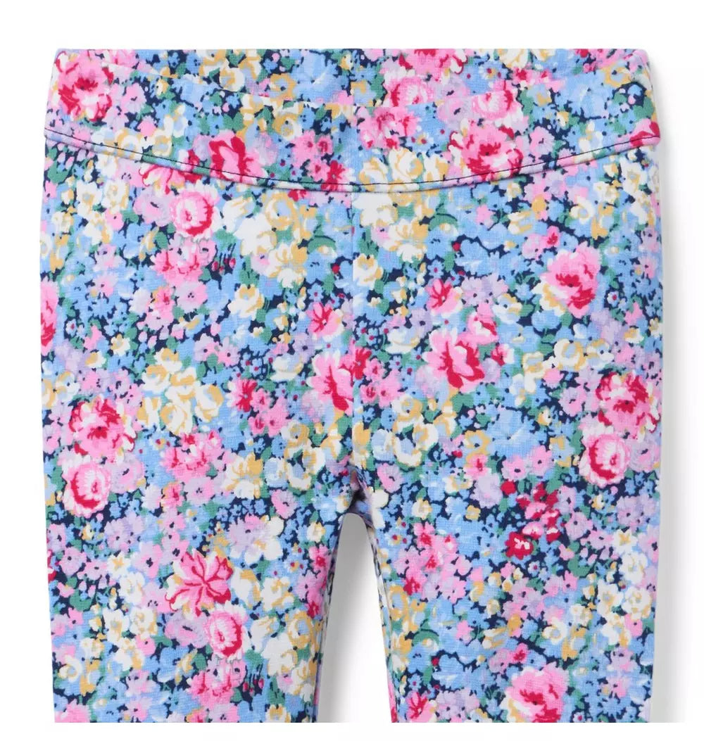 JANIE & JACK NIÑA LEGGIN FLORAL PONTE MULTICOLOR