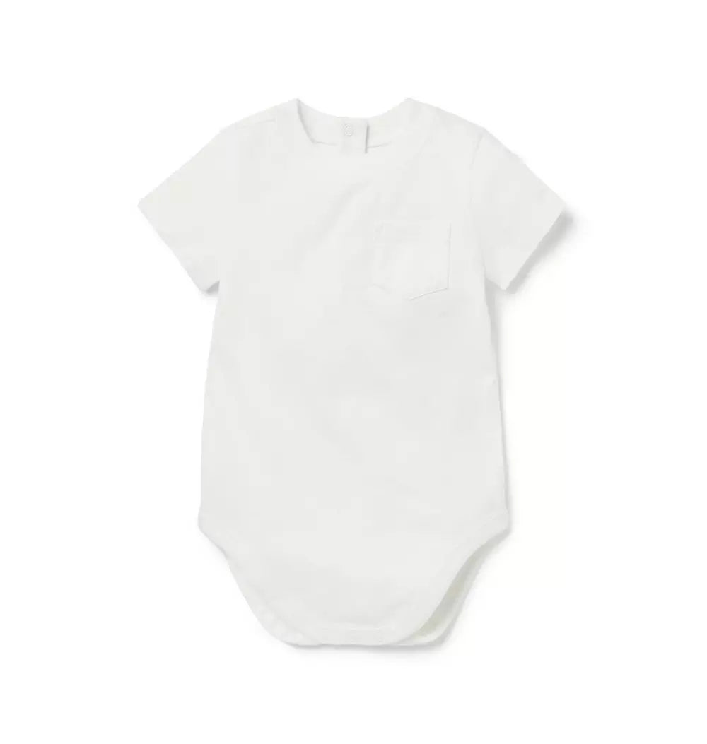 JANIE & JACK BEBE NIÑO BODY CHEST POCKET
