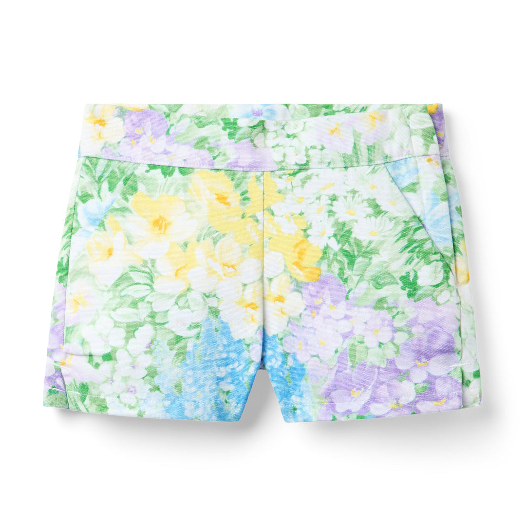 Janie &amp; Jack Short Floral Canvas Multi para Niña