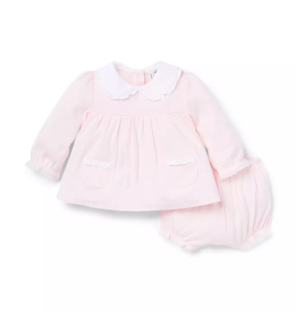 JANIE & JACK BEBE NIÑO CONJ DE SHORT PINK
