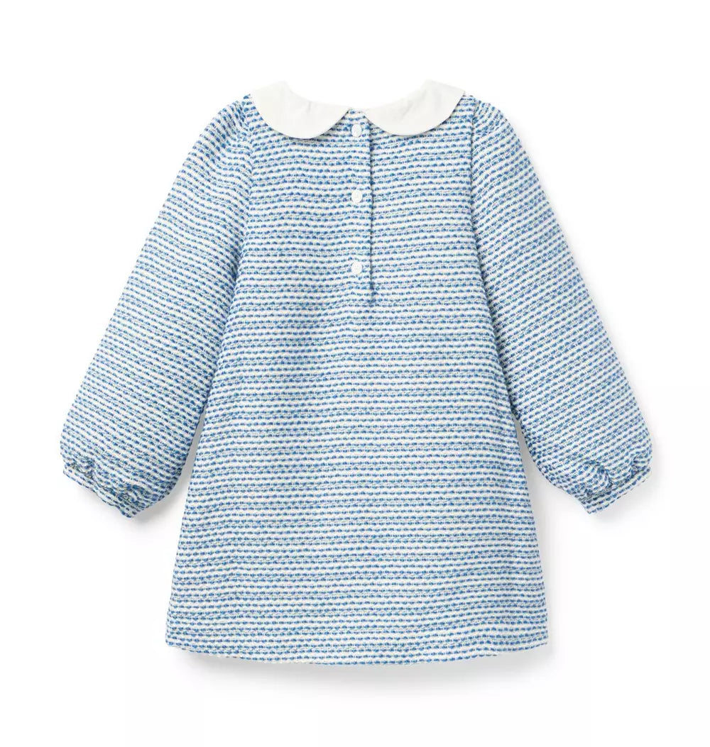 JANIE & JACK NIÑA VESTIDO BLUE/WHITE