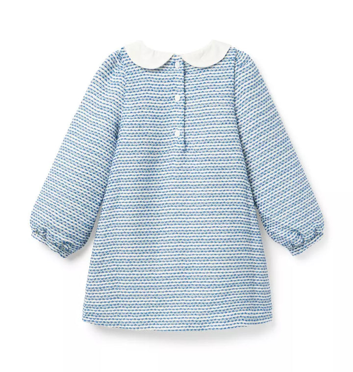 JANIE & JACK NIÑA VESTIDO BLUE/WHITE