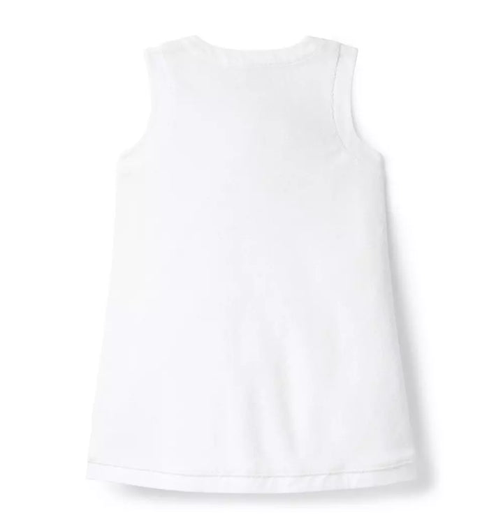 JANIE & JACK NIÑA VESTIDO WHITE