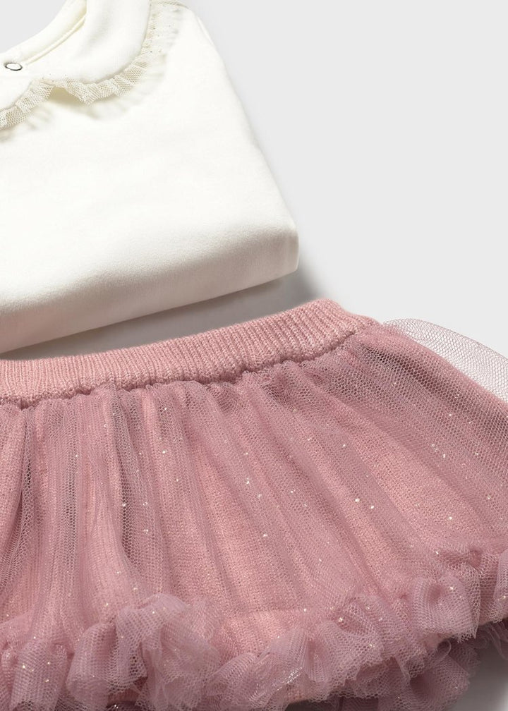 MAYORAL BEBE NIÑA CONJ. DE FALDA PETAL 3 PCS