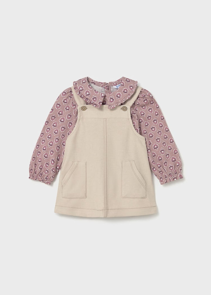 MAYORAL BEBE NIÑA CONJ. DE FALDA DUNGAREE SAND