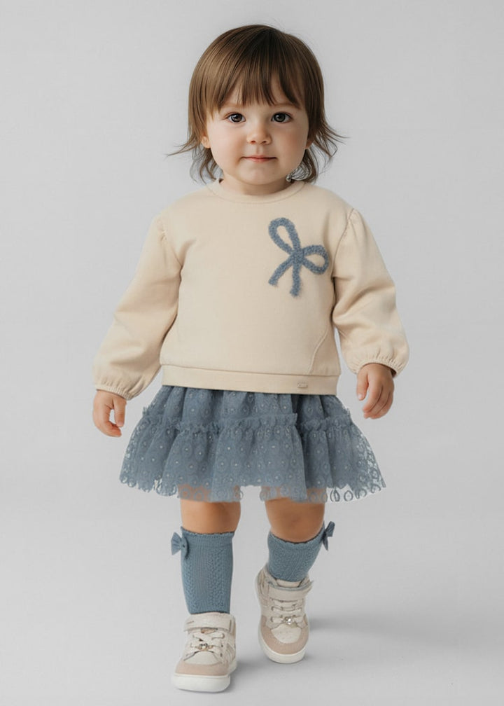 MAYORAL BEBE NIÑA CONJ. DE FALDA TULLE BLUE BELL