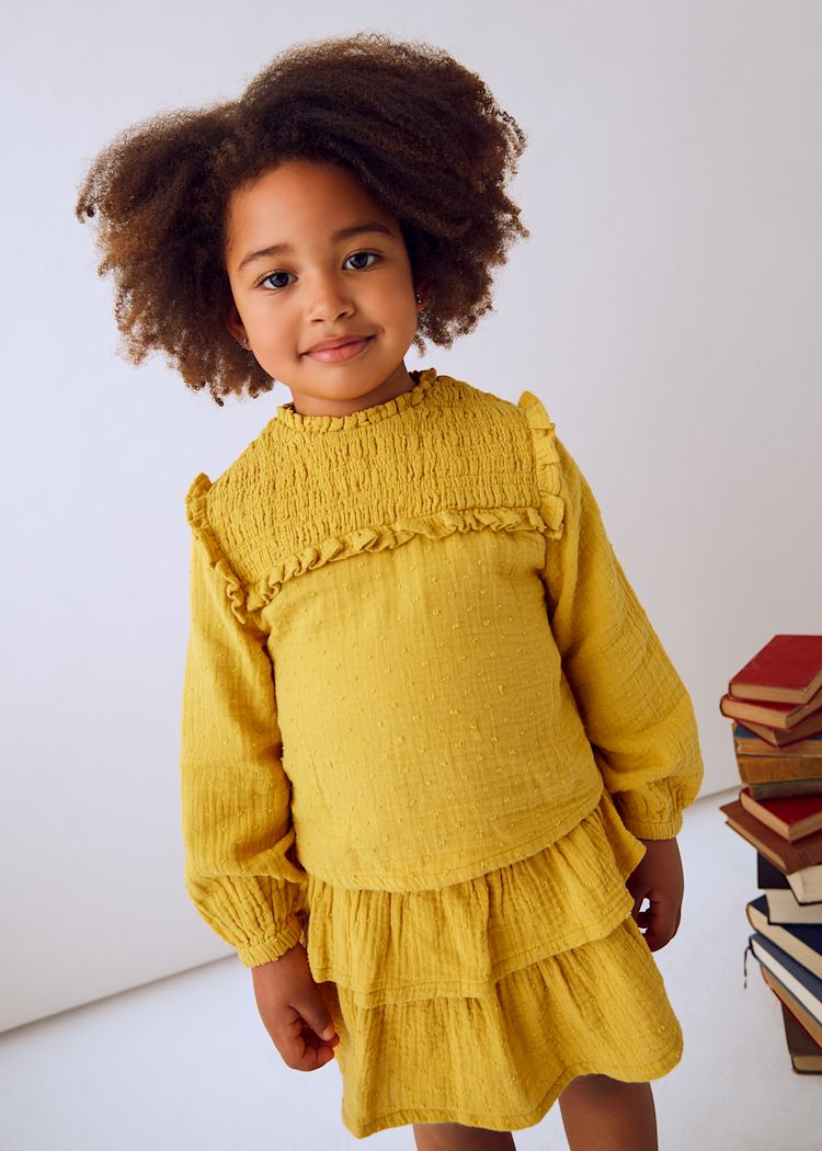 MAYORAL NIÑA CONJ. DE FALDA CURRY