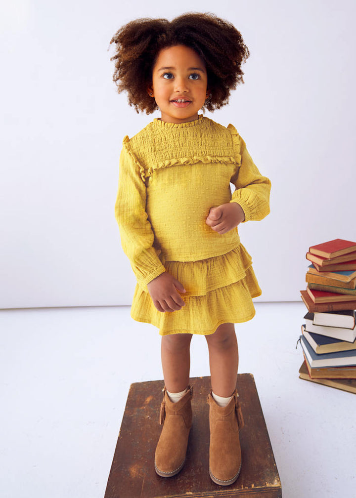 MAYORAL NIÑA CONJ. DE FALDA CURRY