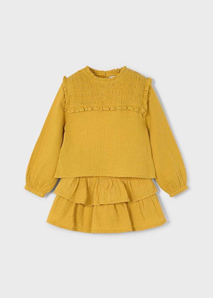 MAYORAL NIÑA CONJ. DE FALDA CURRY