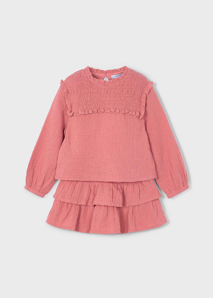 MAYORAL NIÑA CONJ. DE FALDA LGHT ORANG