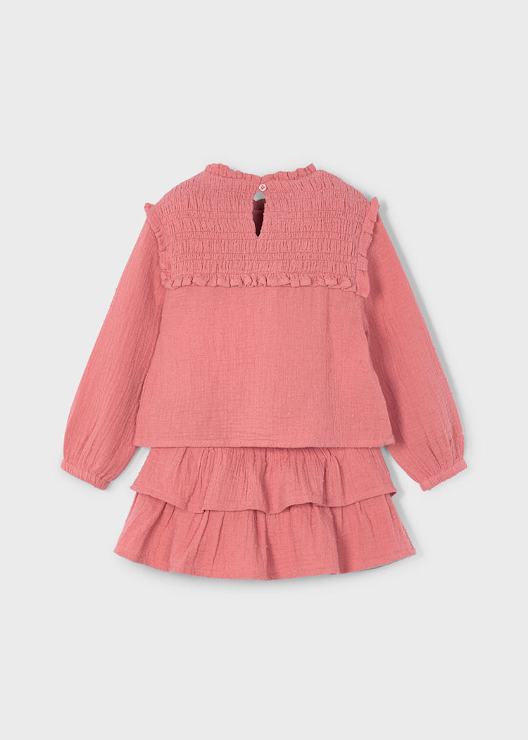 MAYORAL NIÑA CONJ. DE FALDA LGHT ORANG