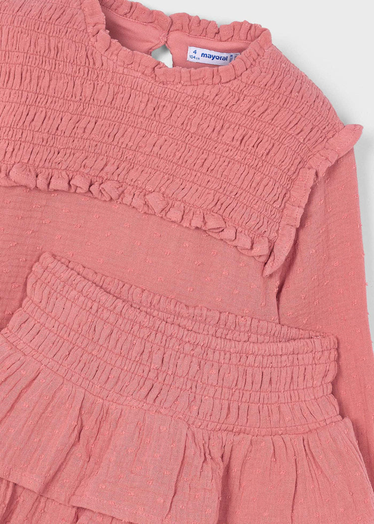 MAYORAL NIÑA CONJ. DE FALDA LGHT ORANG