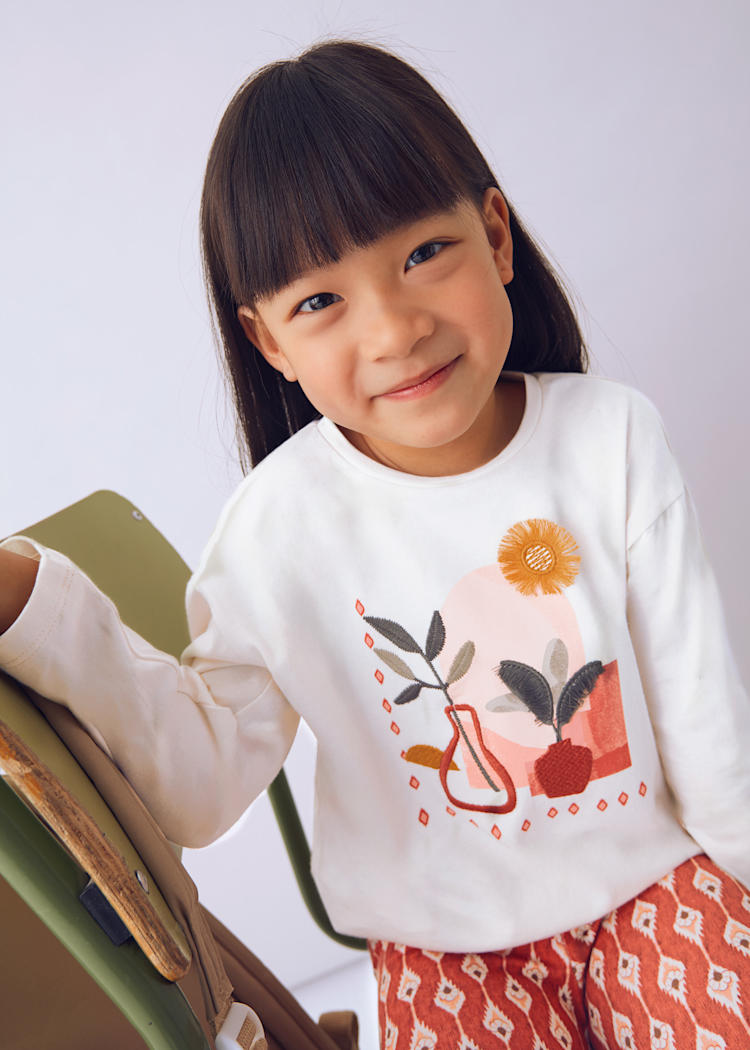 MAYORAL NIÑA CONJ. DE PANTALON DARK RED