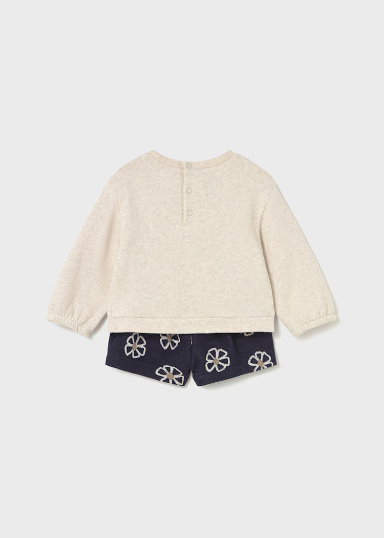 MAYORAL BEBE NIÑA CONJ. DE SHORT NAVY
