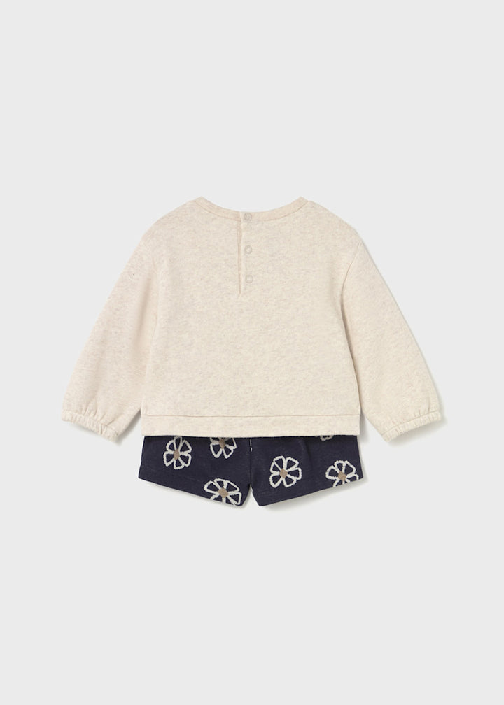 MAYORAL BEBE NIÑA CONJ. DE SHORT NAVY